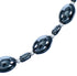 Southwest Hematite Genuine Sterling Silver Bead Necklace RX114377